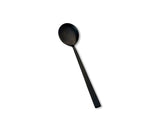 Serving spoon black matte fini