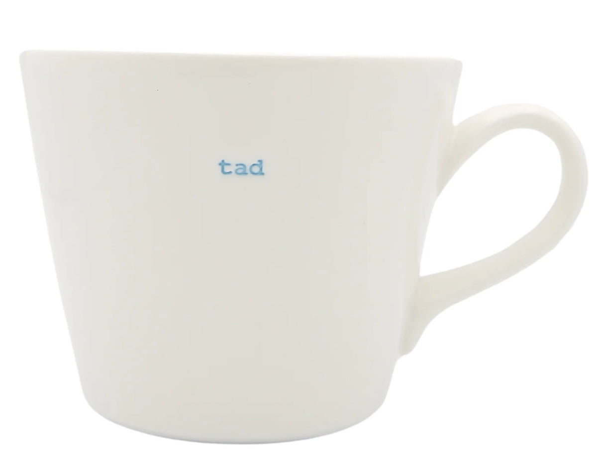 Keith Brymer Jones Bucket Mug 350ml - tad (blue) (Welsh Range)