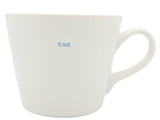 Keith Brymer Jones Bucket Mug 350ml - tad (blue) (Welsh Range)