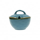 CONCERTO (Blue) BLU AVIO Sugar Bowl with lid Cap. 250 cc; Ø 11 cm