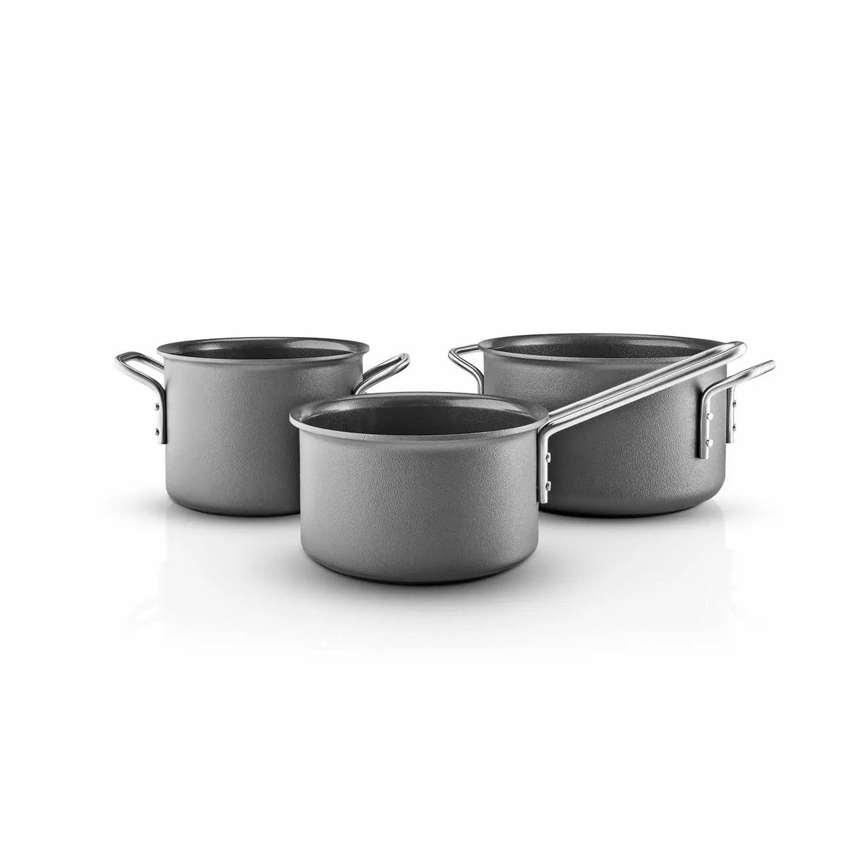 Grey Line 3 pcs. Cookware set 1.8 l 2.5 l  3.8 l ceramic Slip-Let® coating