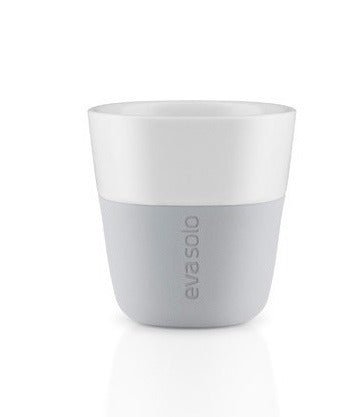 2 Espresso-mugg Marble grey