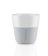 2 Espresso-mugg Marble grey
