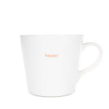 Keith Brymer Jones Large Bucket Mug happy! (orange)