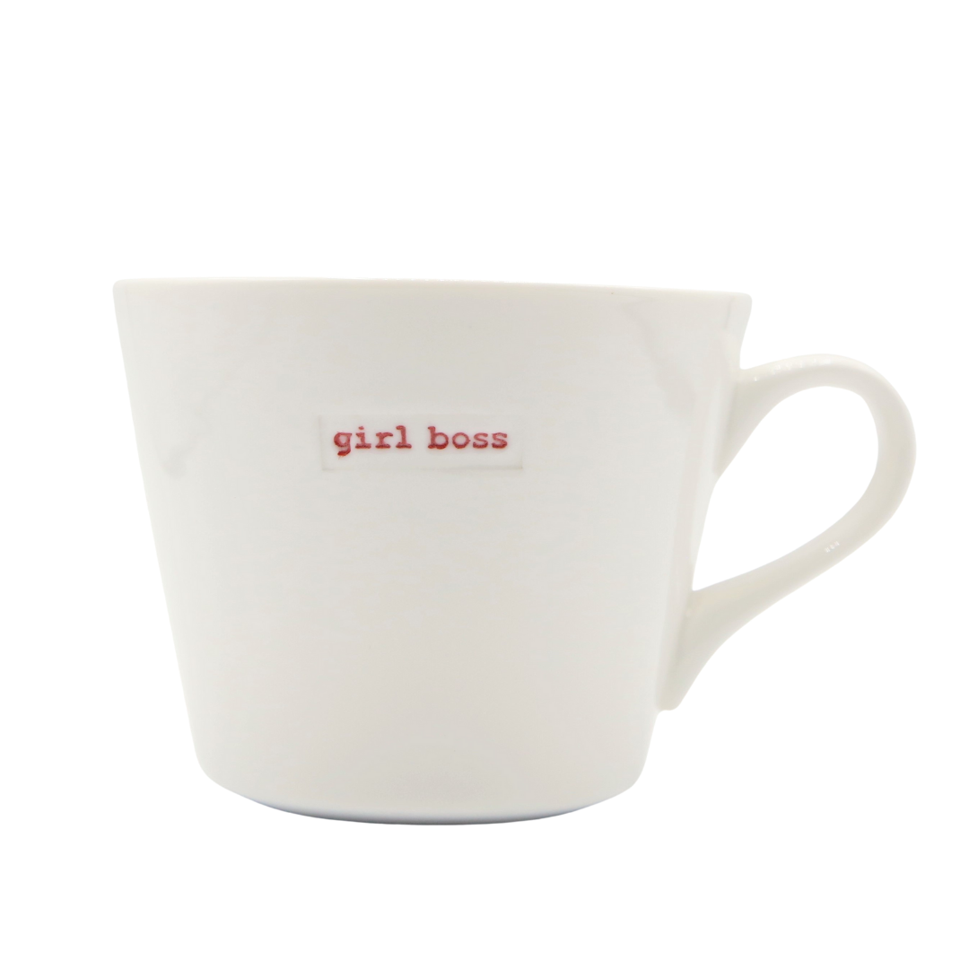 Keith Brymer Jones  Bucket Mug 350ml - girl boss