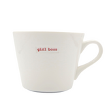 Keith Brymer Jones  Bucket Mug 350ml - girl boss