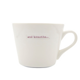 Keith Brymer Jones  Bucket Mug 350ml - and breathe...