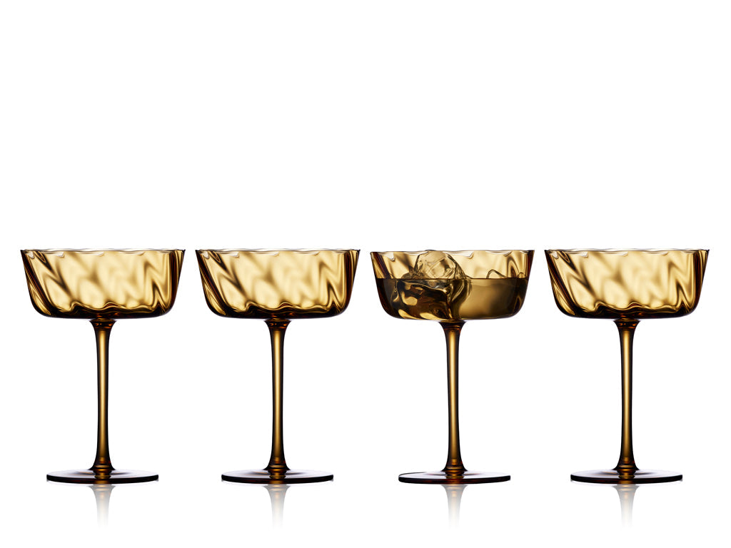 Champagne bowl Vienna 30 cl 4 pcs Amber