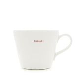 Keith Brymer Jones Bucket Mug 350ml - tosser! (red)