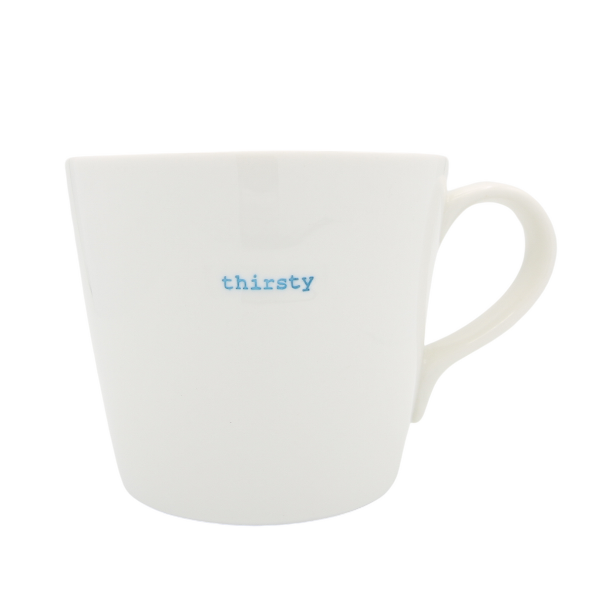 Keith Brymer Jones Large Bucket Mug 500ml - thirsty (blue)