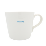 Keith Brymer Jones Large Bucket Mug 500ml - thirsty (blue)