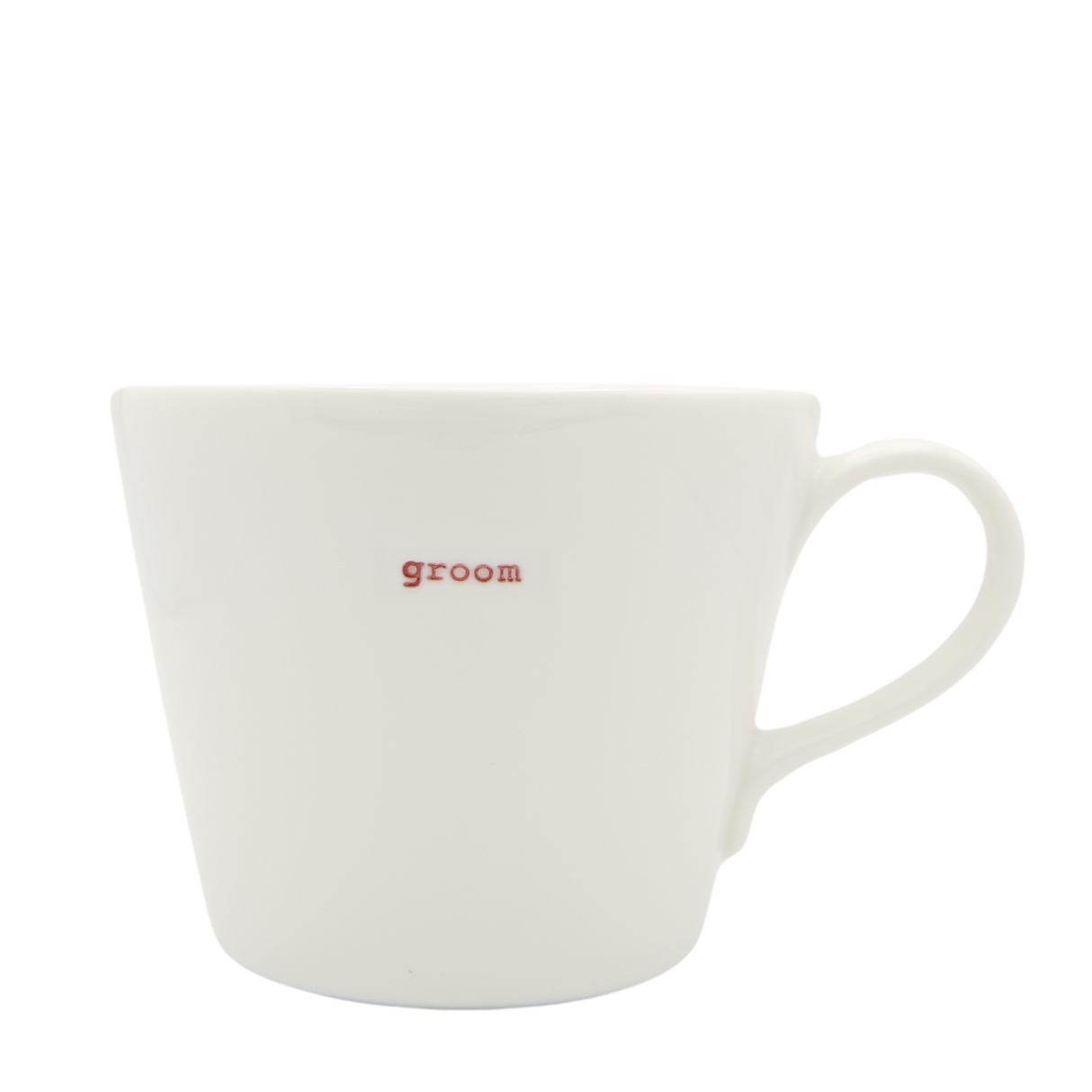 Keith Brymer Jones Bucket Mug 350ml Pair - bride & groom
