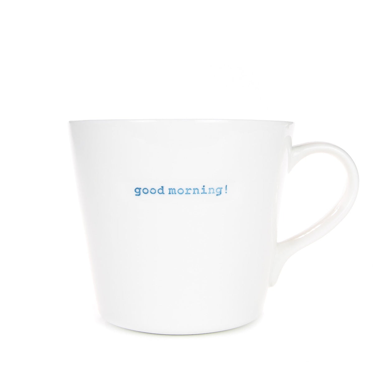 Keith Brymer Jones Large Bucket Mug good morning! (blue)