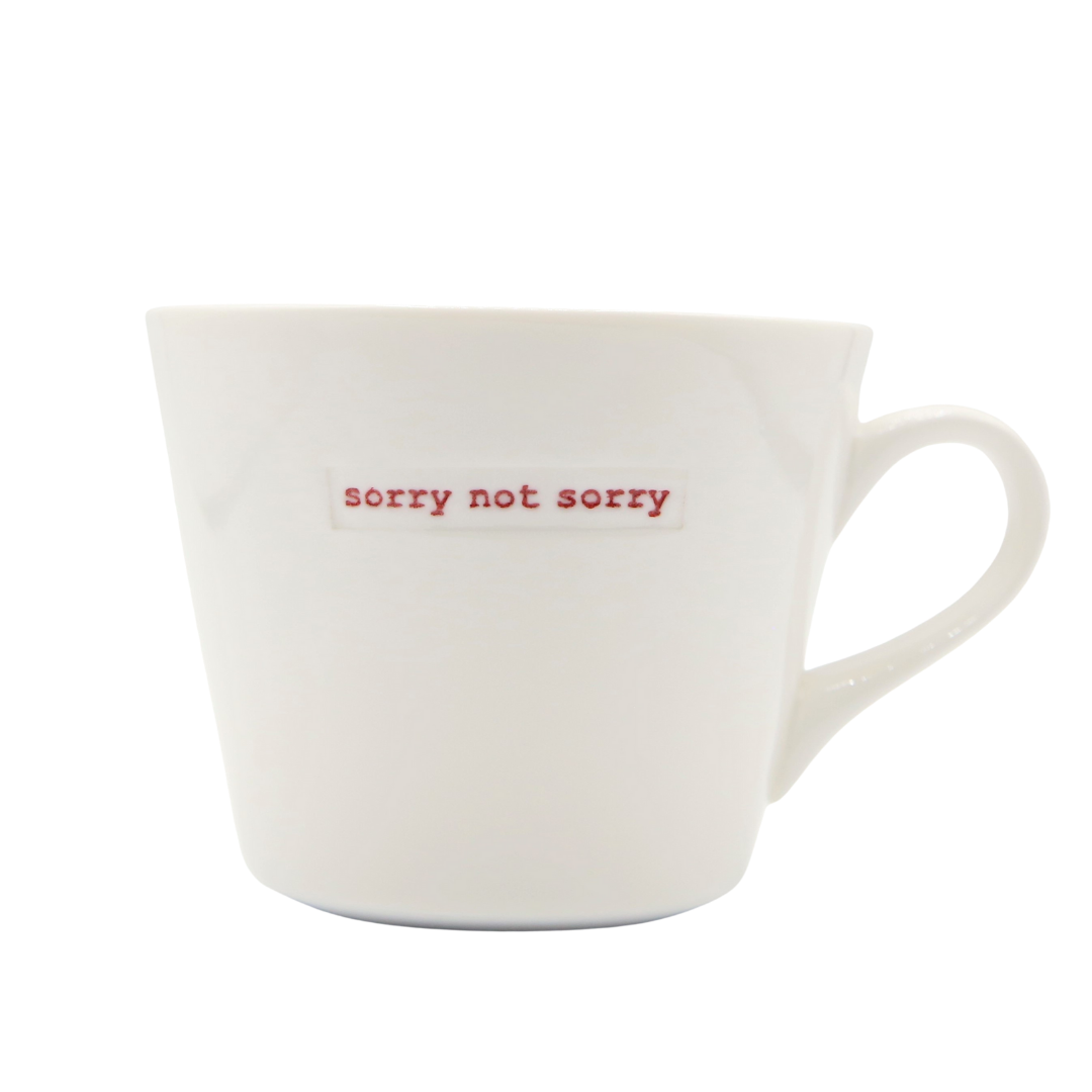 Keith Brymer Jones  Bucket Mug 350ml - sorry not sorry