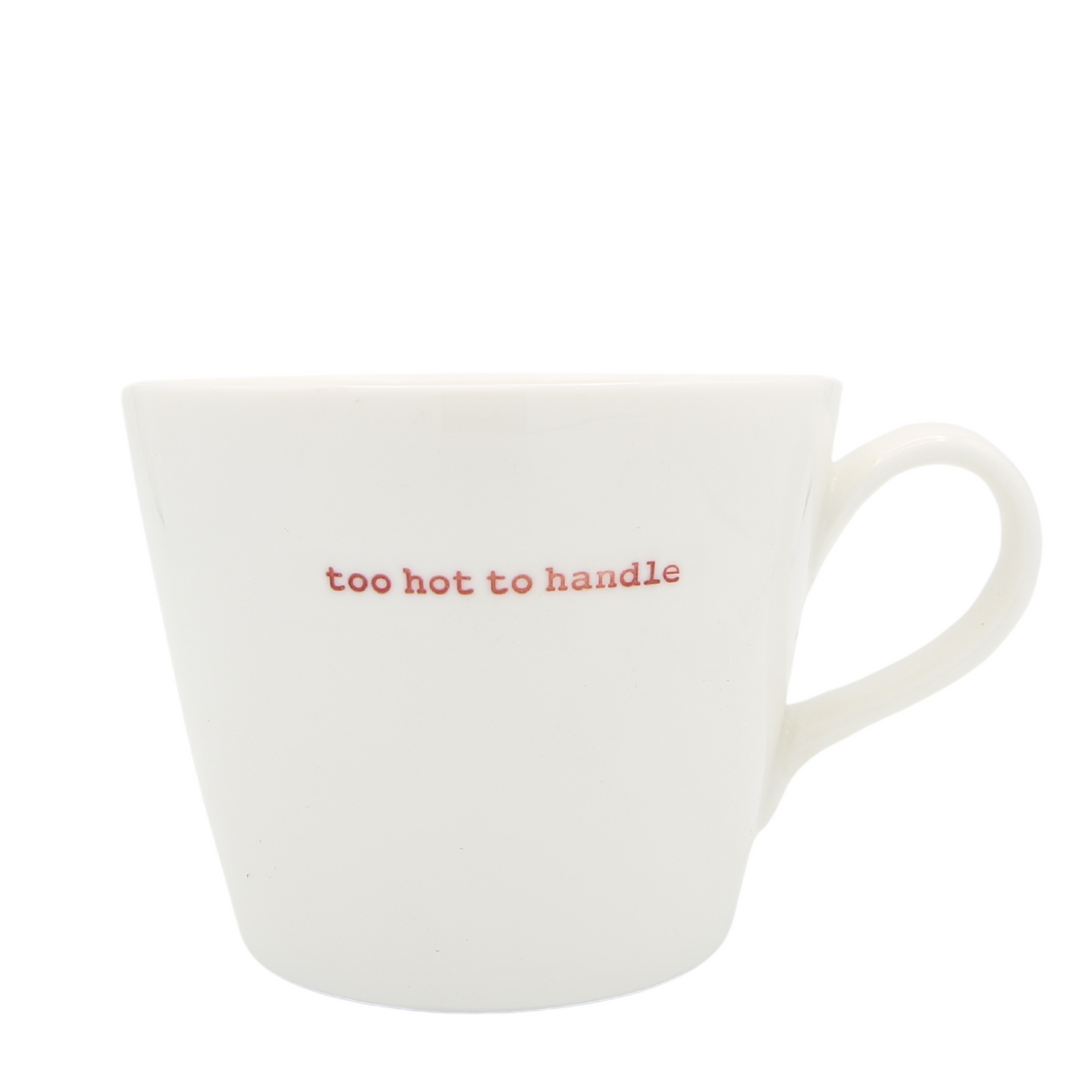 Keith Brymer Jones Bucket Mug 350ml - too hot to handle (red)