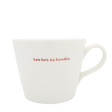 Keith Brymer Jones Bucket Mug 350ml - too hot to handle (red)