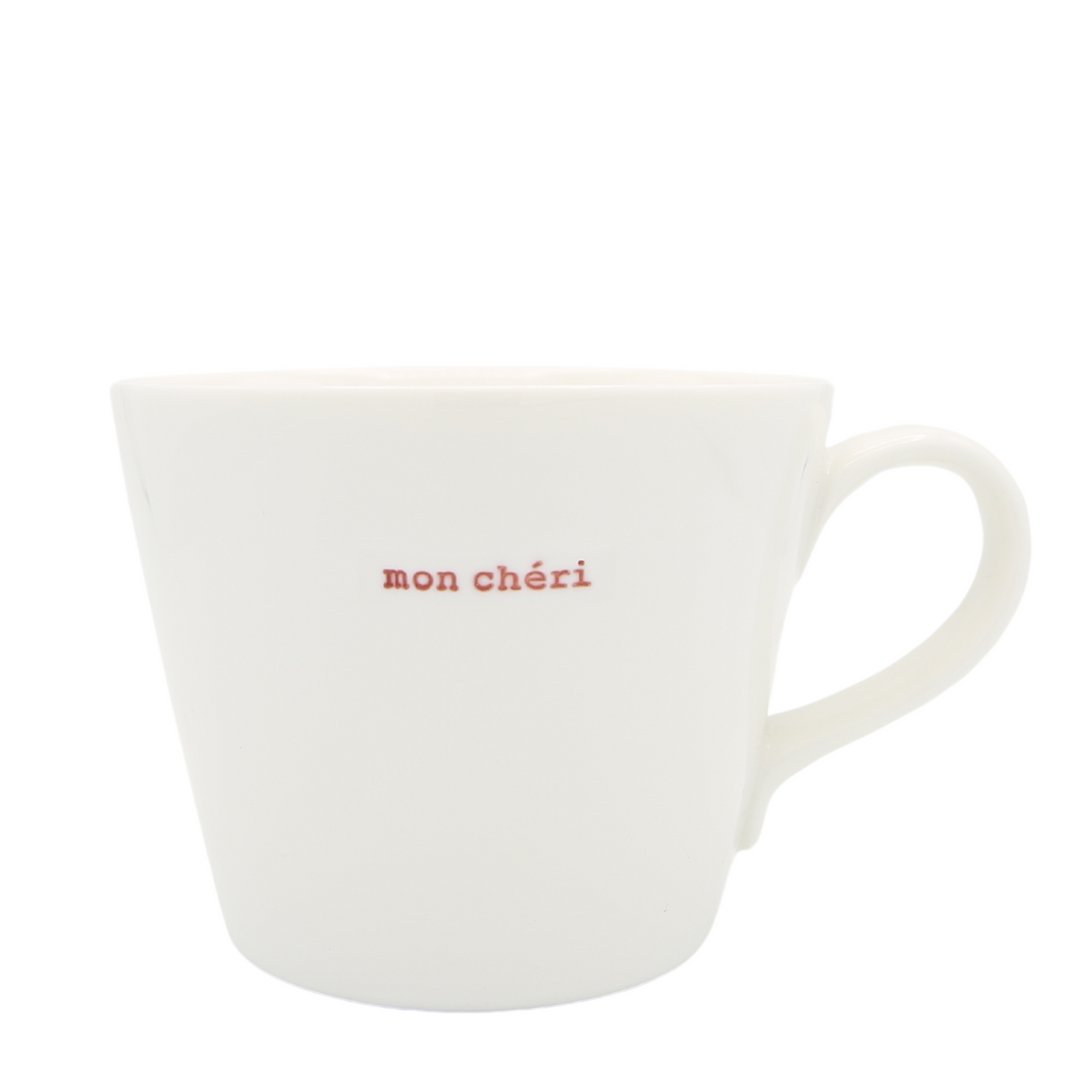 Keith Brymer Jones Bucket Mug 350ml - mon chri (red)