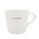 Keith Brymer Jones Large Bucket Mug 500ml - santa baby! (red)