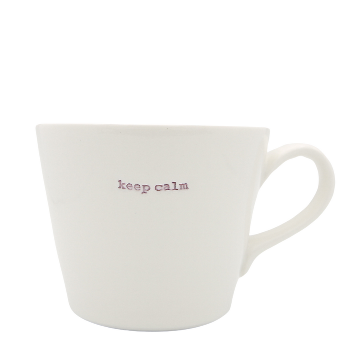 Keith Brymer Jones Bucket Mug 350ml - keep calm (lilac)