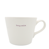 Keith Brymer Jones Bucket Mug 350ml - keep calm (lilac)