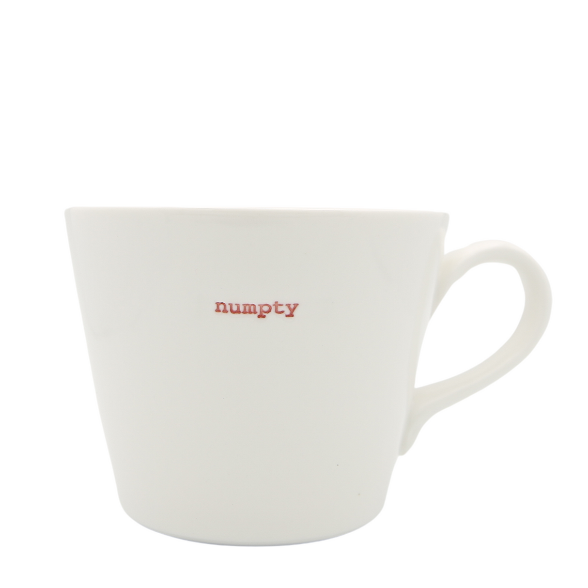 Keith Brymer Jones Bucket Mug 350ml - numpty (red)