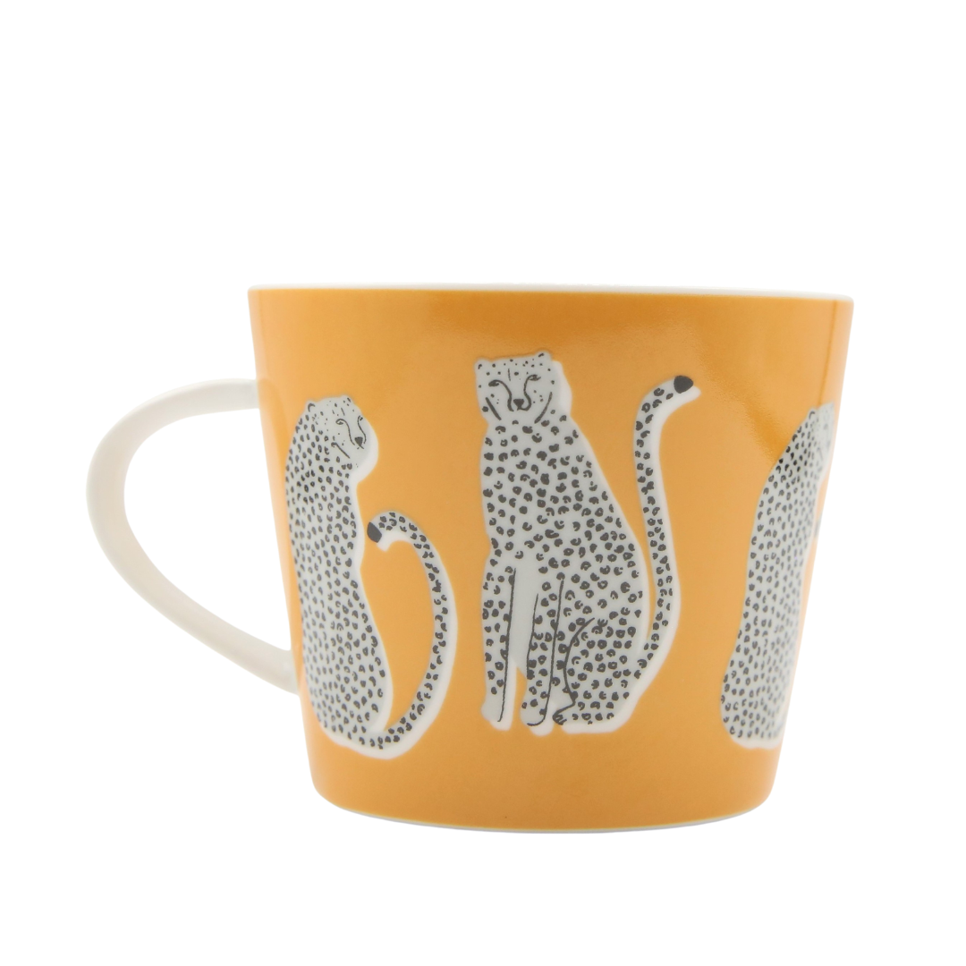 Scion Living  Mug 350ml - Lionel Leopard - Orange