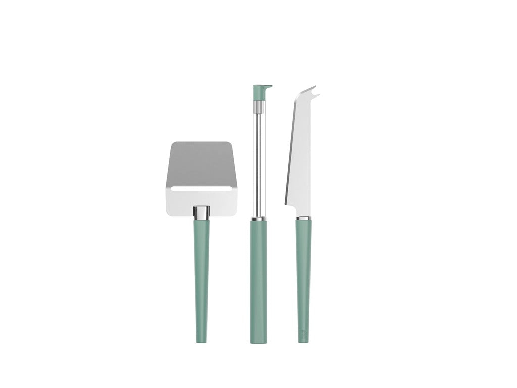 Cheese set Emma 3 parts Nordic green