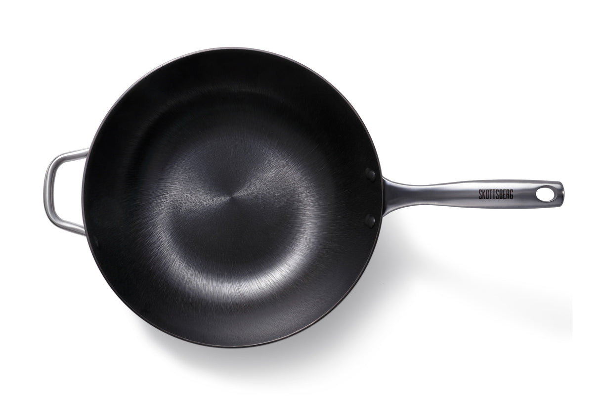 Cast Iron Wok 34 cm
