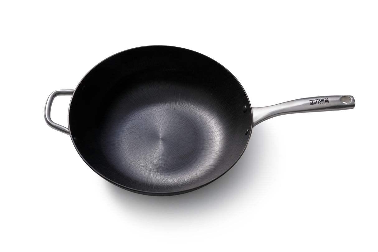 Cast Iron Wok 34 cm