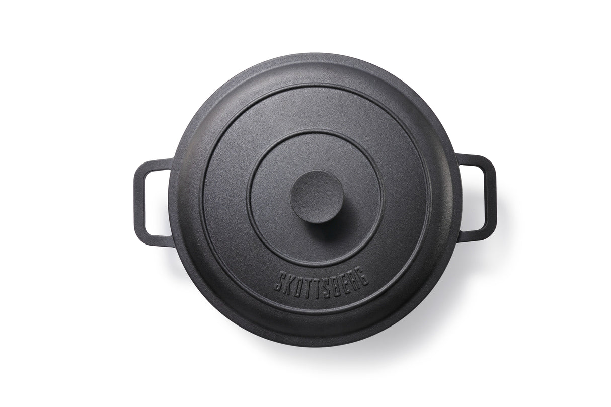 Cast Iron Casserole 28cm round w/lid
