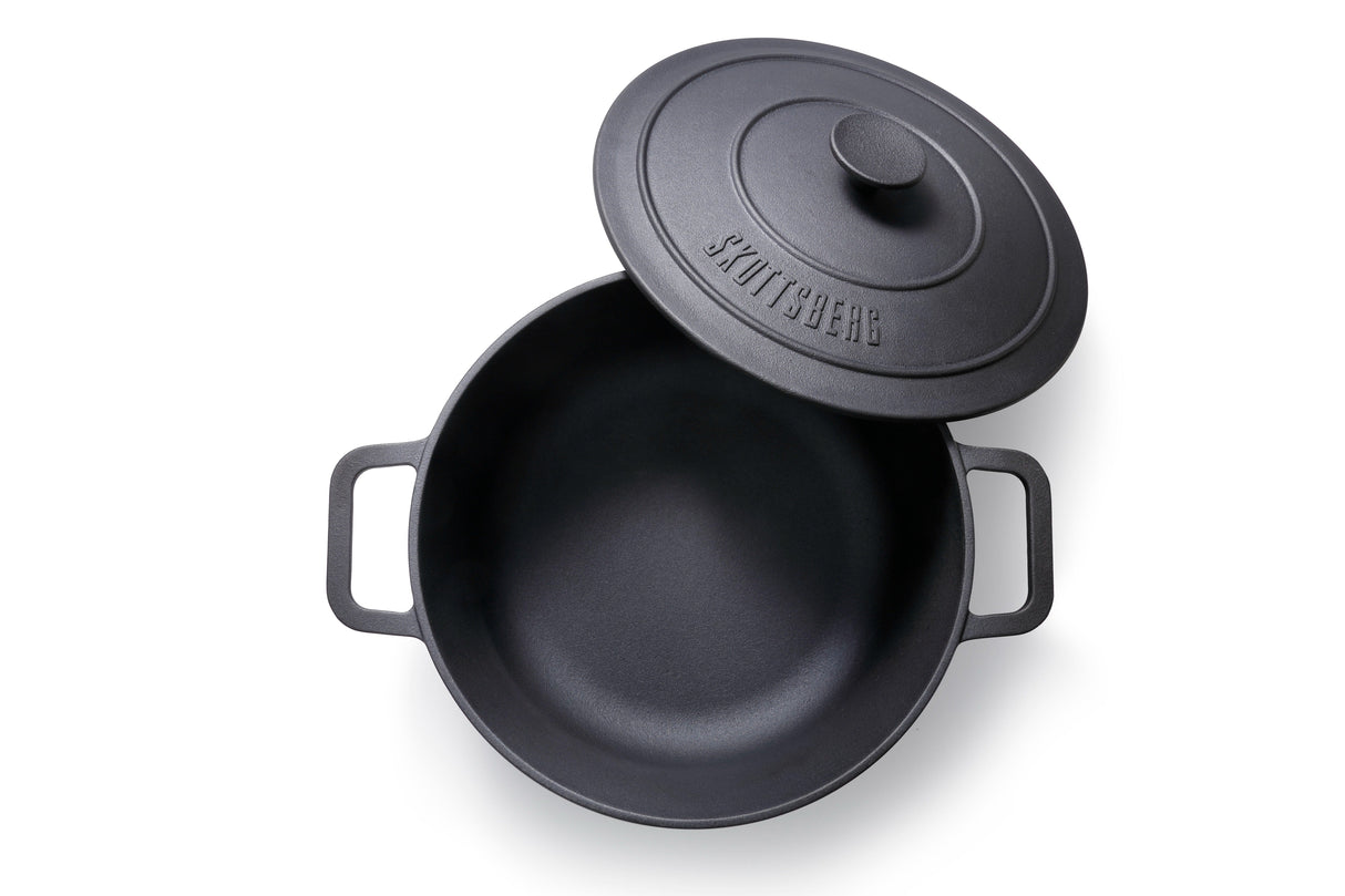 Cast Iron Casserole 28cm round w/lid