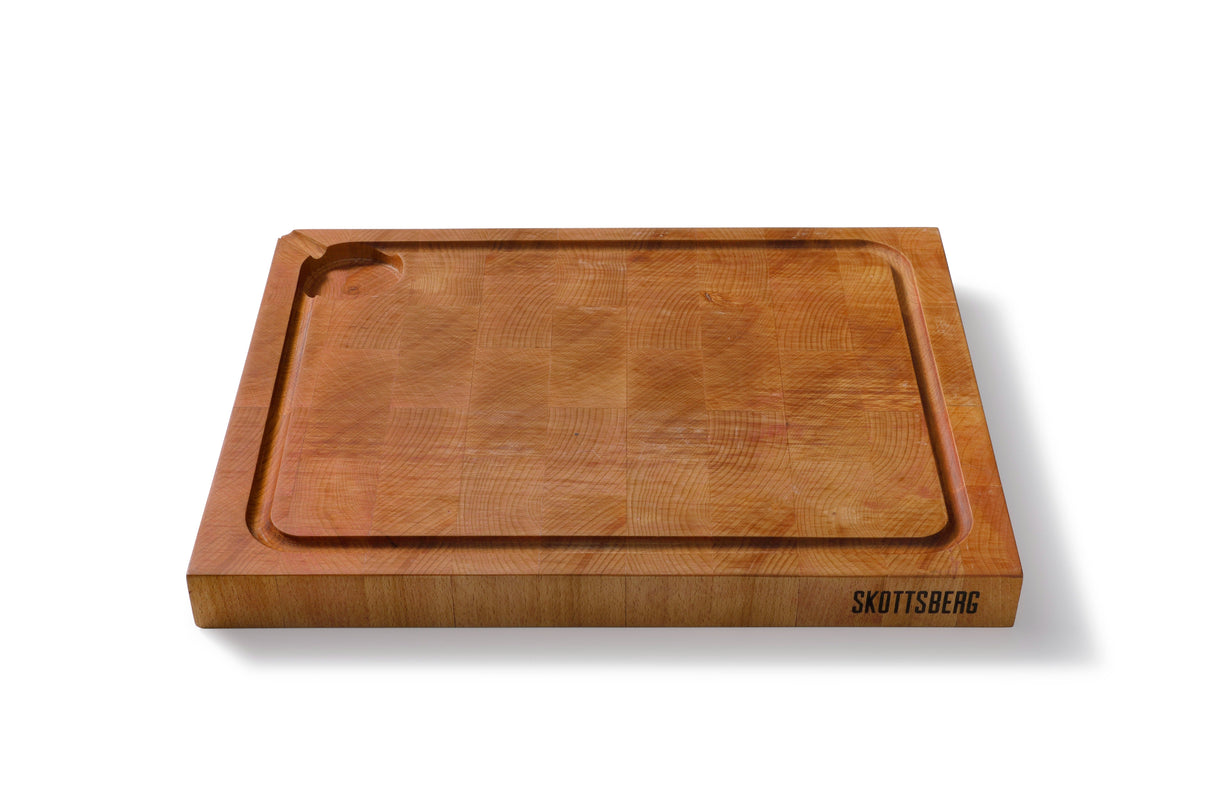 Beech end grain wood board 40x30x3.5