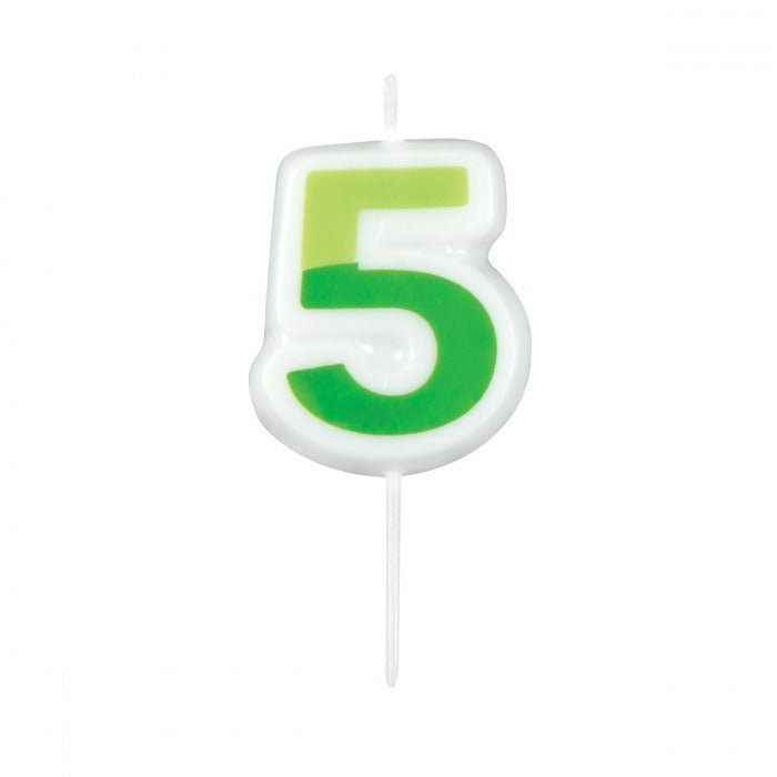 Birthday Cake Candle  Five Delicia Kids