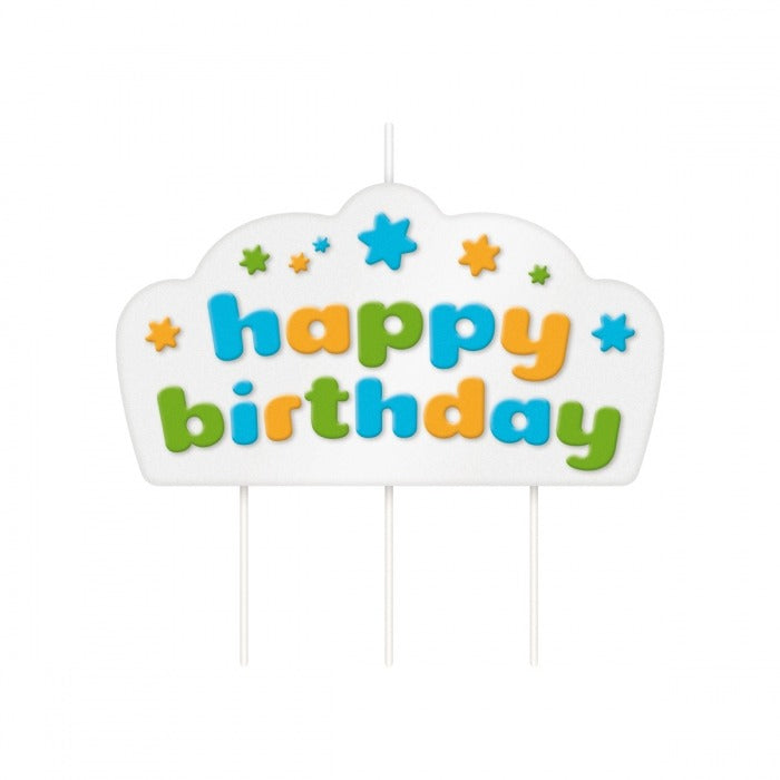 Cake Candle  Happy Birthday Delicia Kids