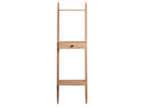 Wall shelf Ebern 47x170 cm White washed Solid oak