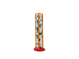 Candlestick Styles 6x5x21cm Blue/Orange