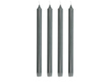 Crowntop candle Aia 30 cm 4 pcs Dark Grey Stearin