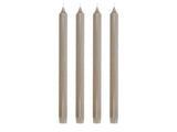 Crowntop candle Aia 30 cm 4 pcs Taupe Stearin