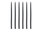 Taper candle Altri 30 cm 6 pcs Black Paraffin