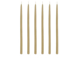 Taper candle Altri 30 cm 6 pcs Sand Paraffin