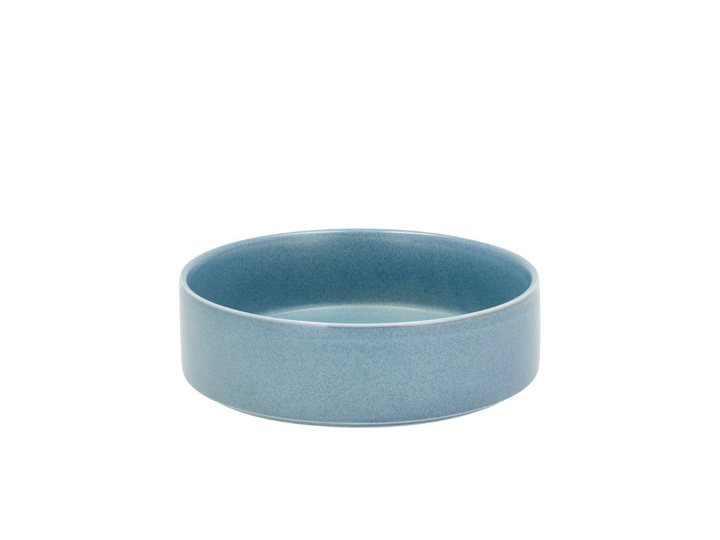 Serving bowl Fjord 18.1 x 5.5 cm Blue Porcelain