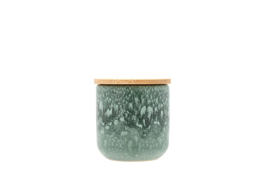 Fragrance candle Iris Coconut Mango 7 x 7.3 cm Green