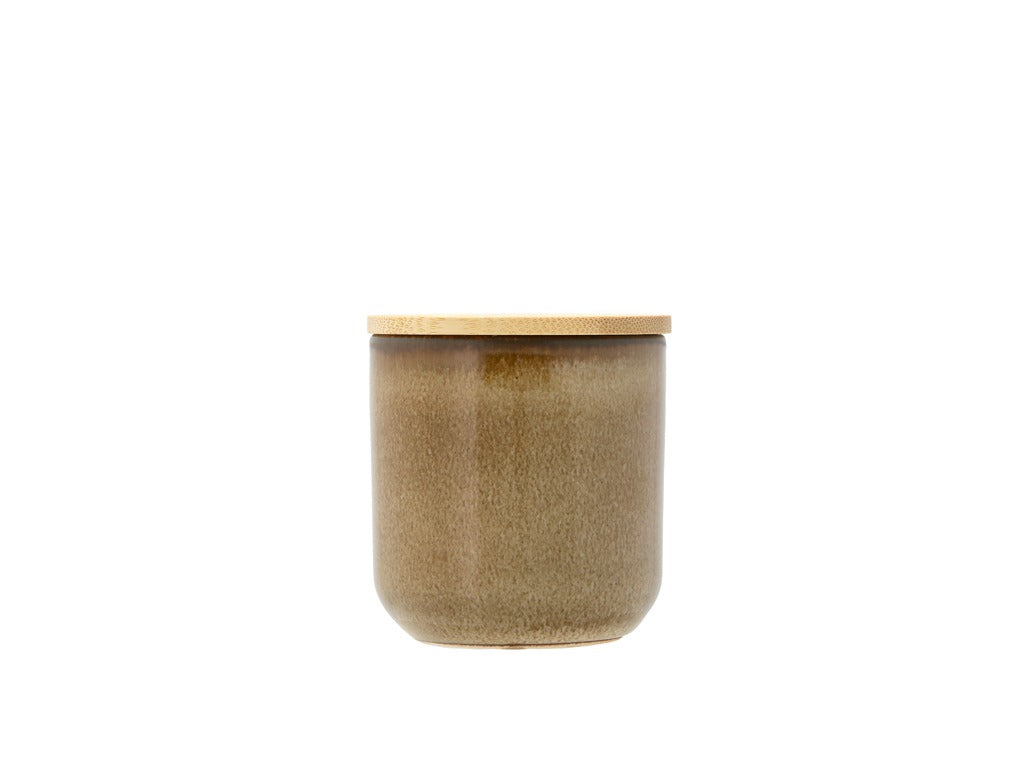 Fragrance candle Iris Peachy Apricot 7 x 7.3 cm Brown