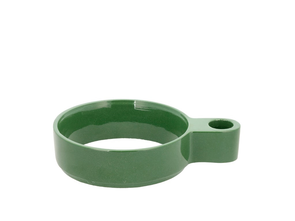 Candlestick Styles 16 x 3.6 cm Green Aluminum