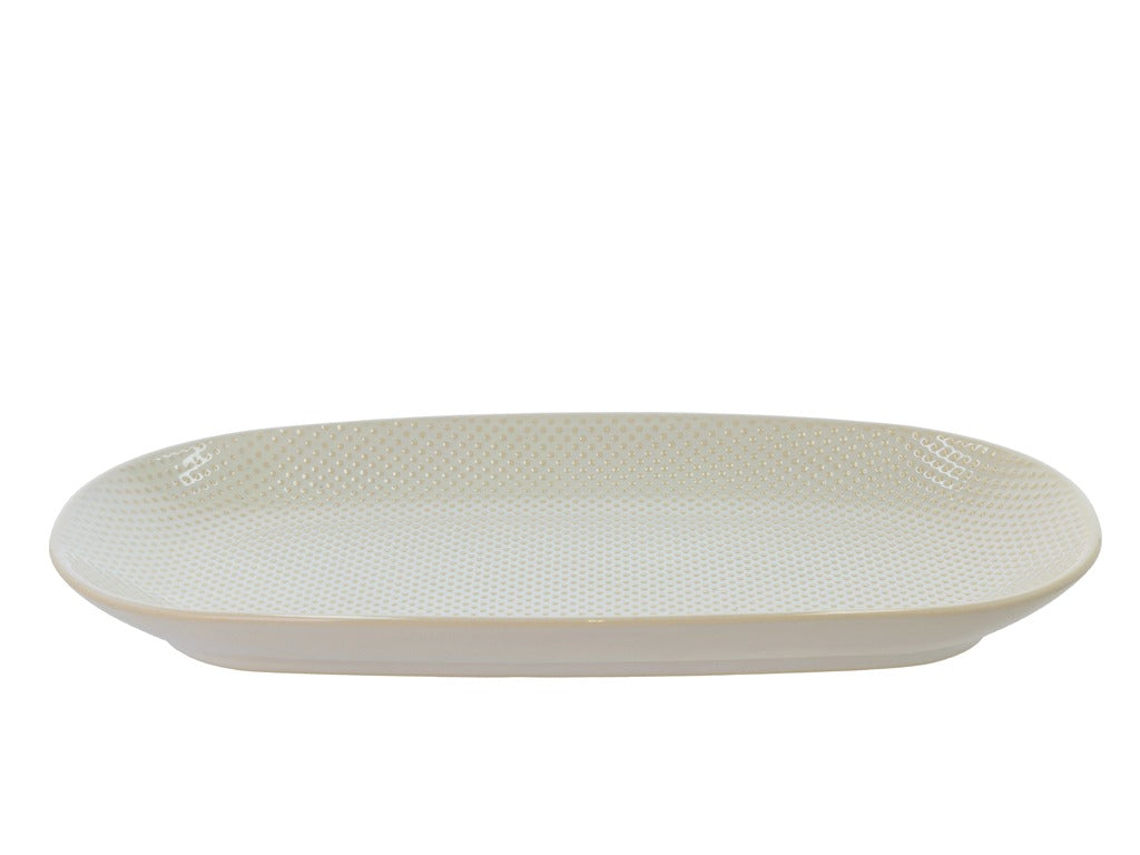 Serving dish Elstra 35 5 x 18 8 x 3 5 cm Light blue Stonewar