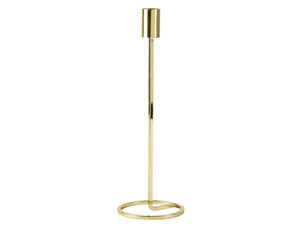 Candlestick Amat D9.5 x 28.5 cm Gold Iron