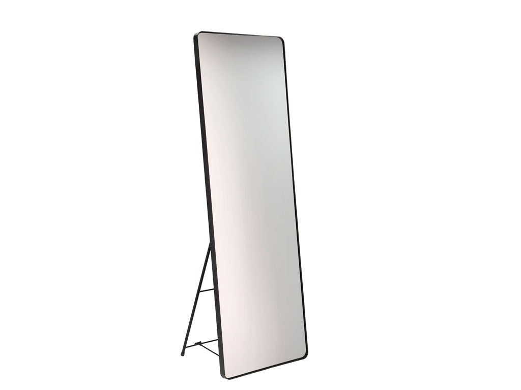 Mirror Verdal 45x140cm Black Iron/Mirror