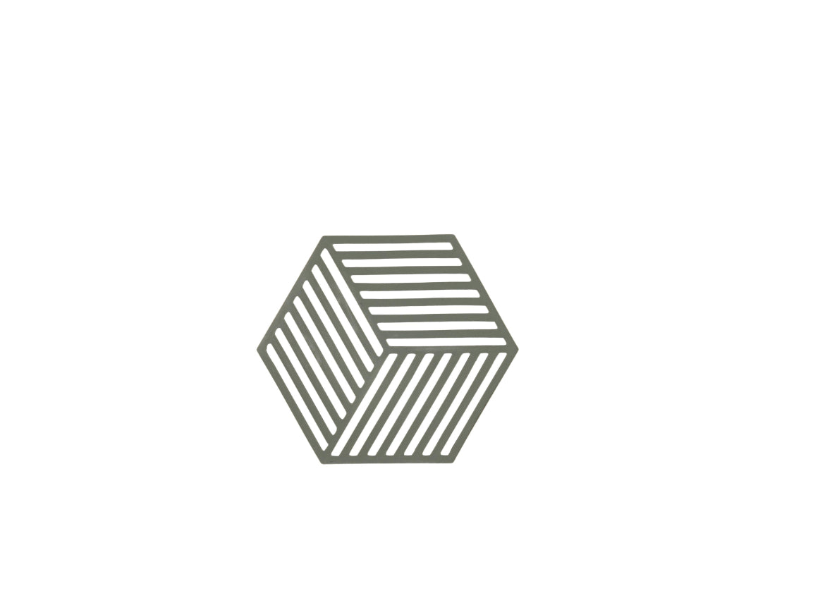 Trivet Hexagon Olive Taupe