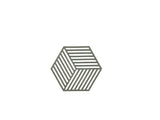 Trivet Hexagon Olive Taupe