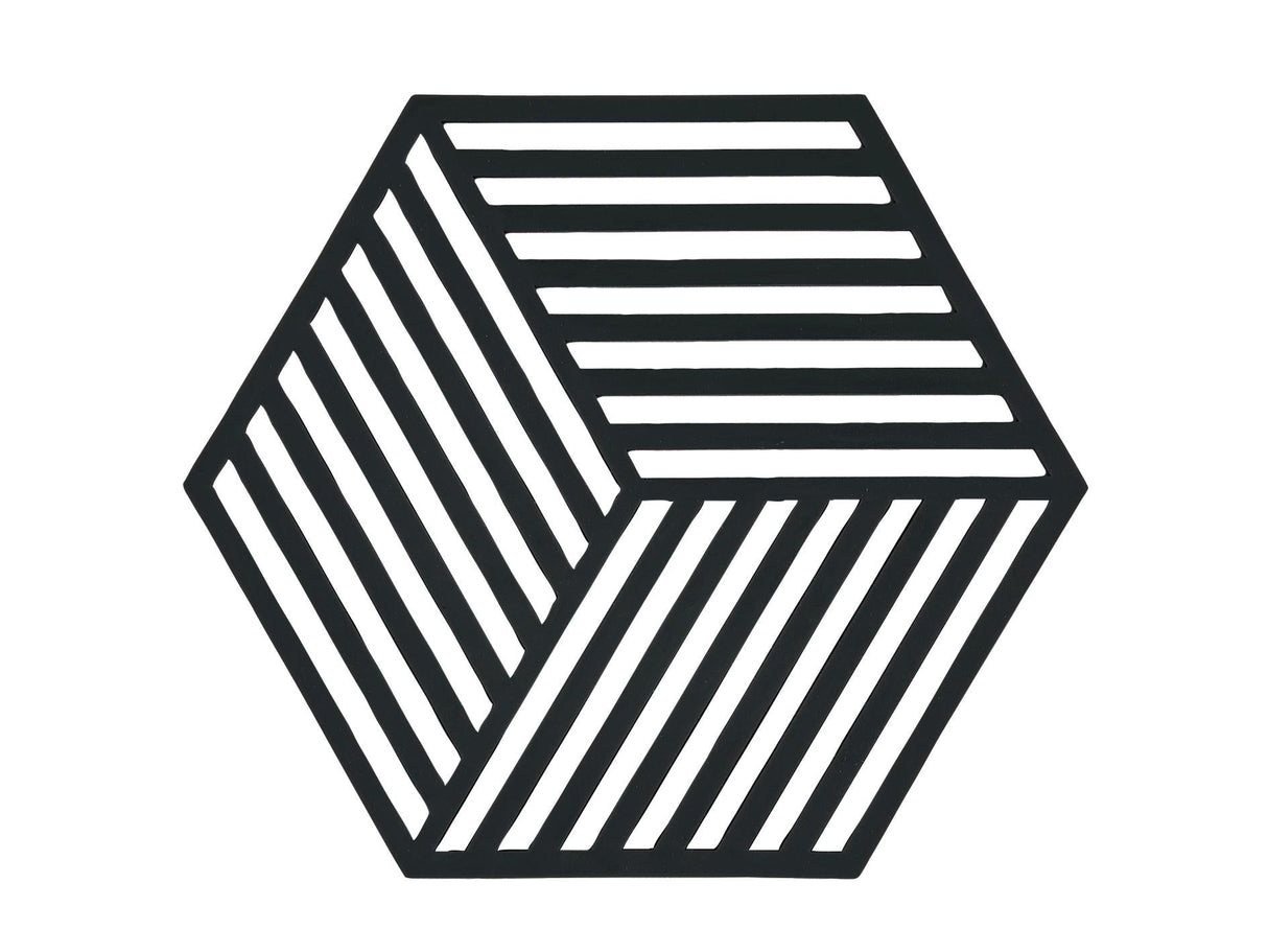 Trivet Hexagon Black